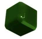 Спецэлементы CAS Escuadra Verde, цвет зелёный, поверхность глянцевая, квадрат, 50x50