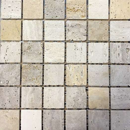 Мозаика NS Mosaic K-718, цвет бежевый, поверхность матовая, квадрат, 298x298