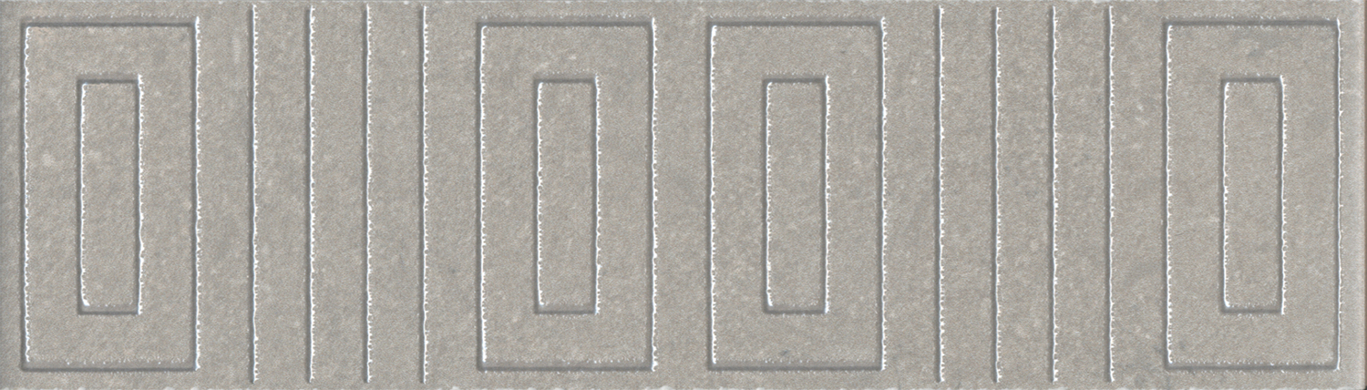 Бордюры Kerama Marazzi Матрикс серый OS\B242\8343, цвет серый, поверхность матовая, прямоугольник, 57x200