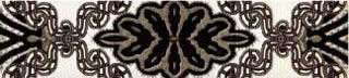 Бордюры Керамин Органза 5 фриз 2, цвет коричневый, поверхность матовая, прямоугольник, 62x275