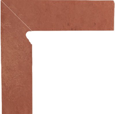 Бордюры Paradyz Cotto Naturale Cokol 2 El. - Lewy, цвет коричневый, поверхность матовая, прямоугольник, 81x300