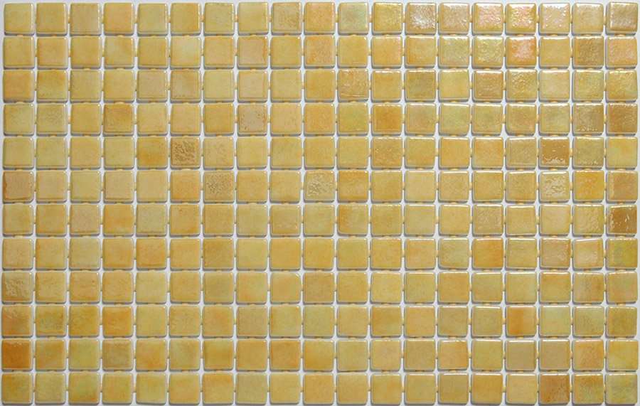 Мозаика Ezarri Iris Arena Anti, цвет жёлтый, поверхность матовая, прямоугольник, 313x495