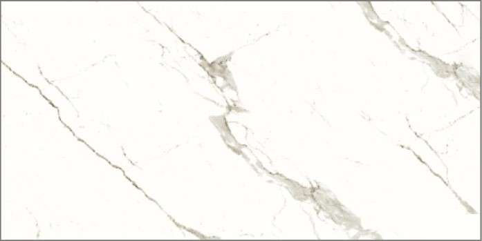 Керамогранит Varmora Royal Satuario Glossy, цвет белый, поверхность полированная, прямоугольник, 600x1200