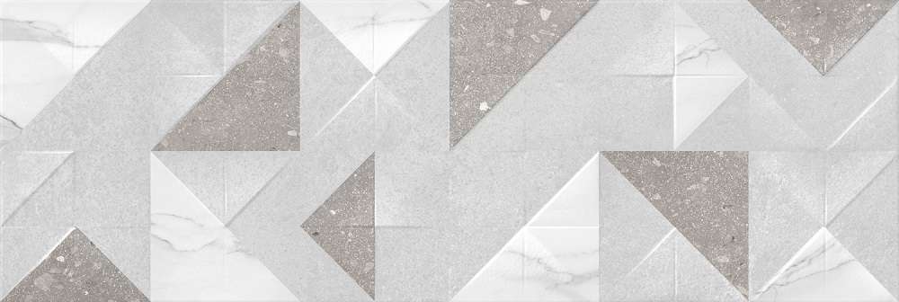 Керамическая плитка Gracia Ceramica Origami Grey 03, цвет серый, поверхность матовая, прямоугольник, 300x900