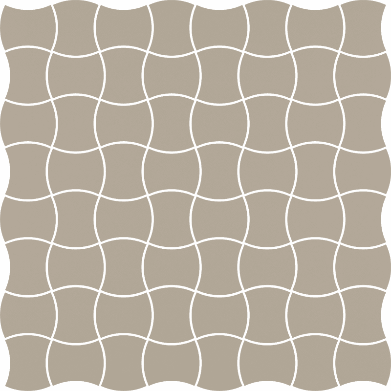 Мозаика Paradyz Modernizm Grys Mozaika Prasowana K.3,6X4,4, цвет серый, поверхность матовая, квадрат, 309x309