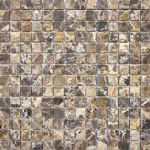 Мозаика Q-Stones QS-060-20T/8, цвет разноцветный, поверхность матовая, квадрат, 305x305