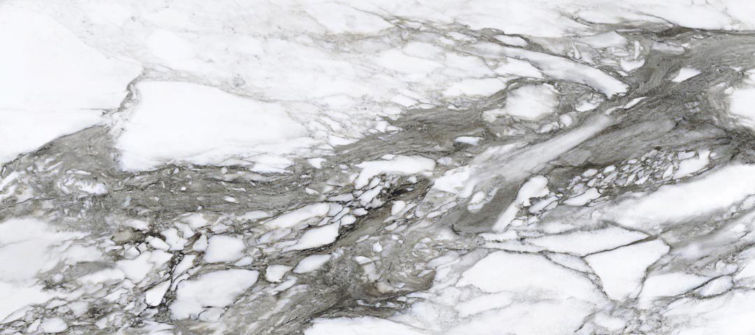 Керамогранит Roberto Cavalli Lush Calacatta Renoir Lux 500867, цвет серый, поверхность полированная, прямоугольник, 594x1190