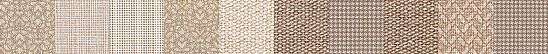 Бордюры Нефрит керамика Бордюр Пене Коричневый 05-01-1-47-03-15-1014-0, цвет коричневый, поверхность матовая, прямоугольник, 47x500