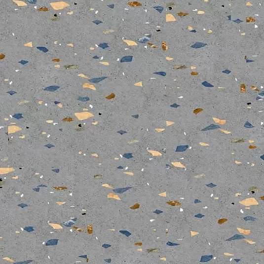 Керамогранит AGL Tiles Regal Terrazzo Grey, цвет серый, поверхность матовая, квадрат, 600x600