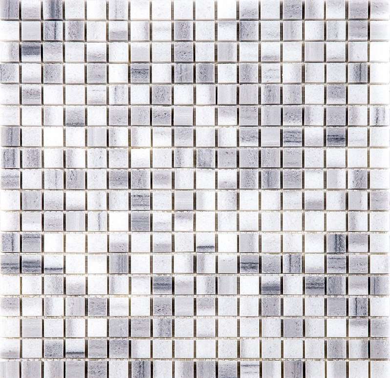 Мозаика Natural Mosaic Adriatica (1,5X1,5) 7M002-15P, цвет серый, поверхность полированная, квадрат, 305x305