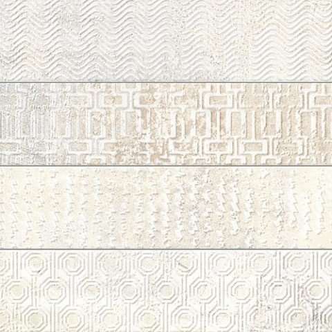 Декоративные элементы Gaya Fores Brickbold Deco Almond, цвет бежевый, поверхность матовая, квадрат, 331x331