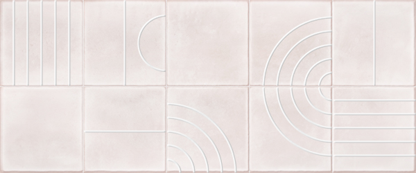 Декоративные элементы Gracia Ceramica Sweety Pink Decor 01, цвет розовый, поверхность глянцевая, прямоугольник, 250x600