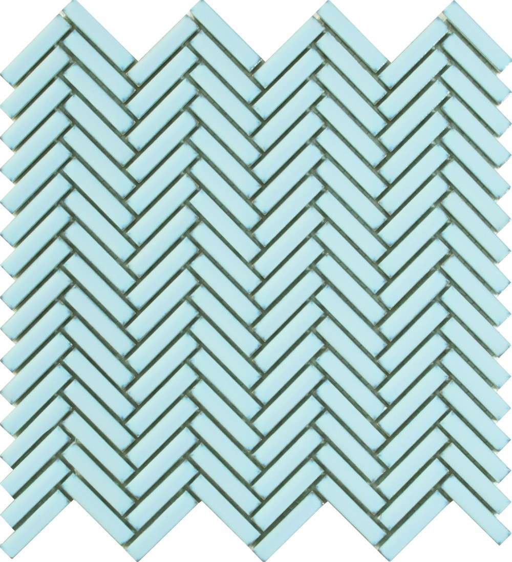 Мозаика Dune Ceramic Mosaics Elle 187960, цвет голубой, поверхность матовая, квадрат, 283x283