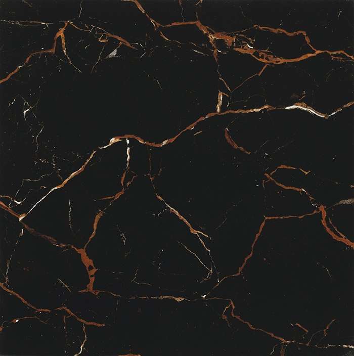 Керамогранит Grespania Palace Rodas, цвет чёрный, поверхность полированная, квадрат, 590x590