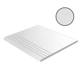 Ступени Vives Ruhr-SPR Blanco Peldano, цвет белый, поверхность полированная, квадрат, 593x593