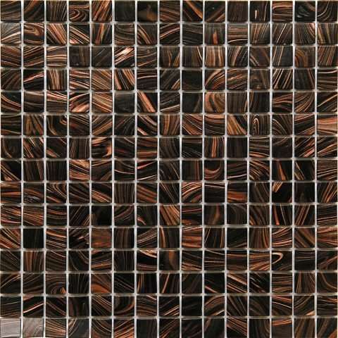 Мозаика Alma Mosaic Stella STE348, цвет коричневый, поверхность глянцевая, квадрат, 327x327