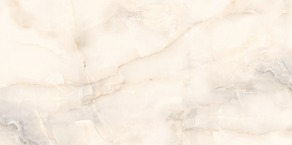 Керамогранит  Royal Onyx, цвет слоновая кость, поверхность полированная, прямоугольник, 600x1200