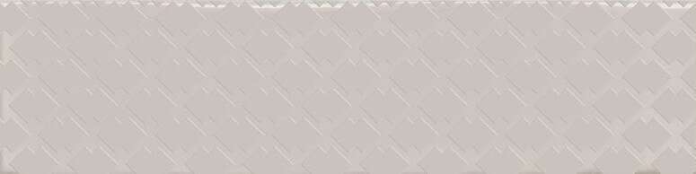 Декоративные элементы Decocer Florencia Decor Smoke, цвет серый, поверхность глянцевая, прямоугольник, 75x300