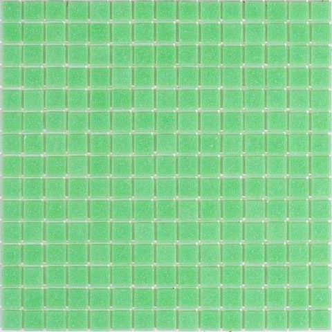Мозаика Alma Mosaic Sandy SB410, цвет зелёный, поверхность матовая, квадрат, 327x327