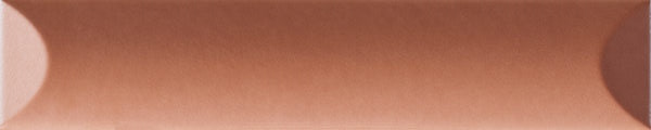 Керамическая плитка Ava UP Cuscino Avana Matte 192105, цвет терракотовый, поверхность матовая 3d (объёмная), под кирпич, 50x250