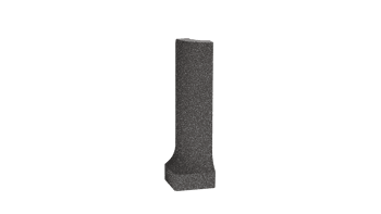 Спецэлементы Rako Taurus Granit TSERH069, цвет чёрный, поверхность матовая, прямоугольник, 80x23