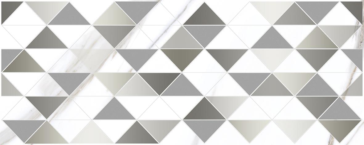 Декоративные элементы Laparet Fumo Aria серый, цвет белый серый, поверхность глянцевая, прямоугольник, 200x500