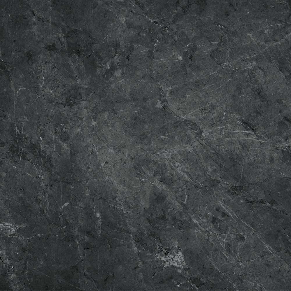 Керамогранит ABK Sensi Pietra Grey Lux Ret 1SL01200, цвет чёрный, поверхность глянцевая, квадрат, 600x600