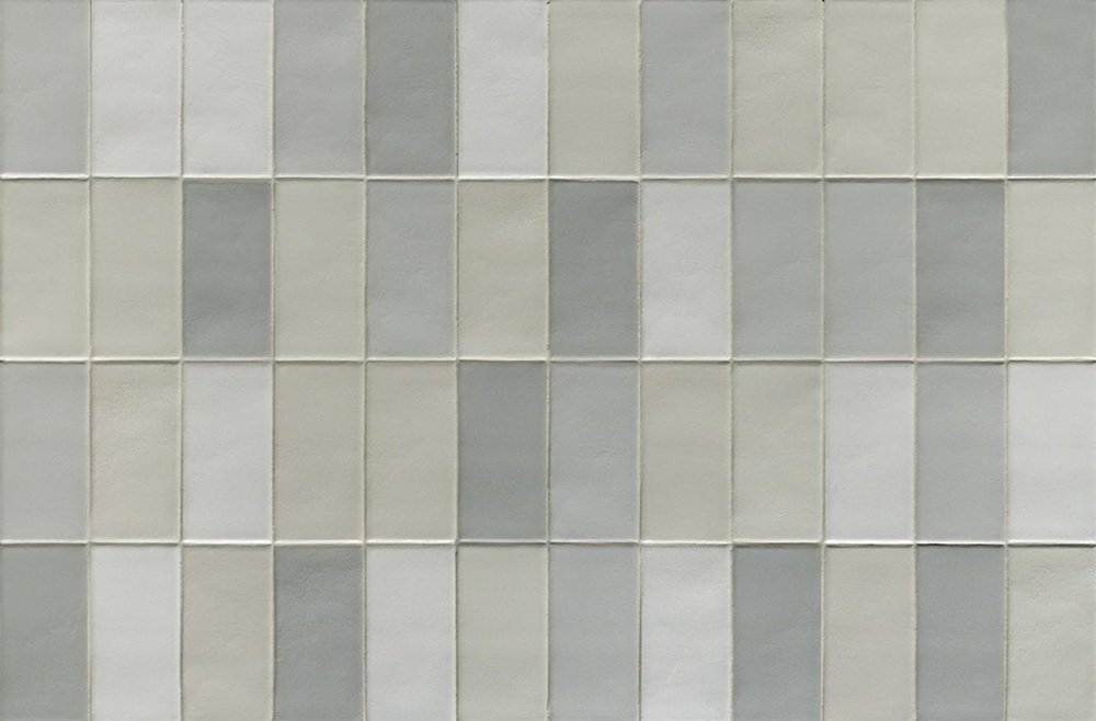 Керамогранит Mutina Lane Base Grey Bolb04, цвет серый, поверхность матовая рельефная, прямоугольник, 79x160