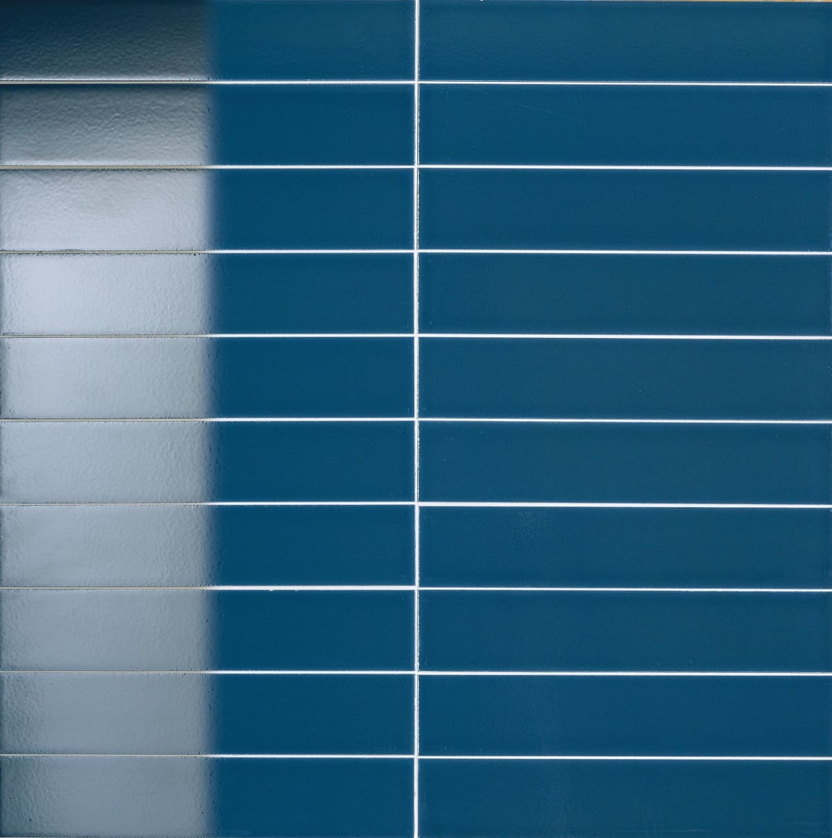 Керамическая плитка Sartoria Fattamano Indigo SAARFA18G, цвет синий, поверхность глянцевая, прямоугольник, 75x380