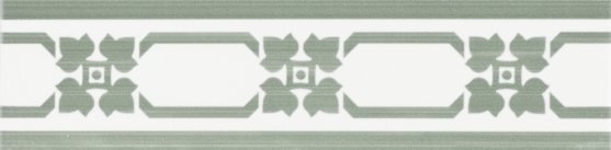 Бордюры Grazia Cottage Listello Verde COTL4, цвет зелёный, поверхность матовая, прямоугольник, 50x200