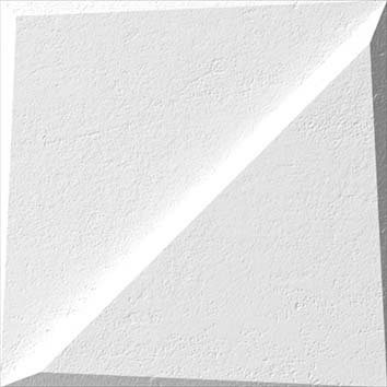Декоративные элементы Vives Omicron Zante Nieve, цвет белый, поверхность матовая, квадрат, 125x125