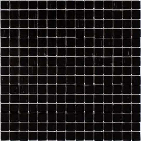 Мозаика Alma Mosaic Stella STB507, цвет чёрный, поверхность глянцевая, квадрат, 327x327