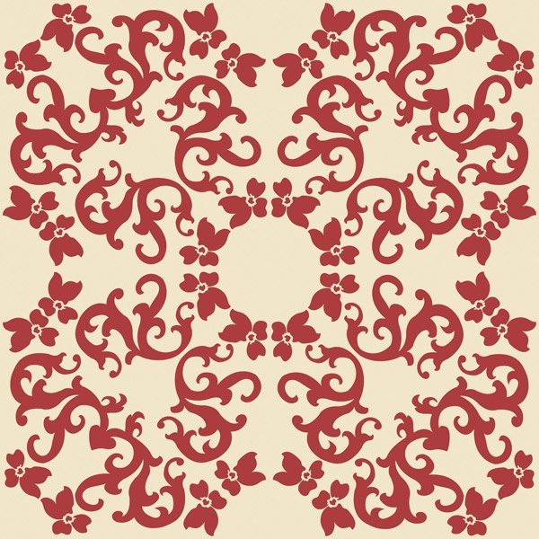 Декоративные элементы Bardelli Bardelli Iris 2 D3, цвет красный, поверхность глянцевая, квадрат, 200x200