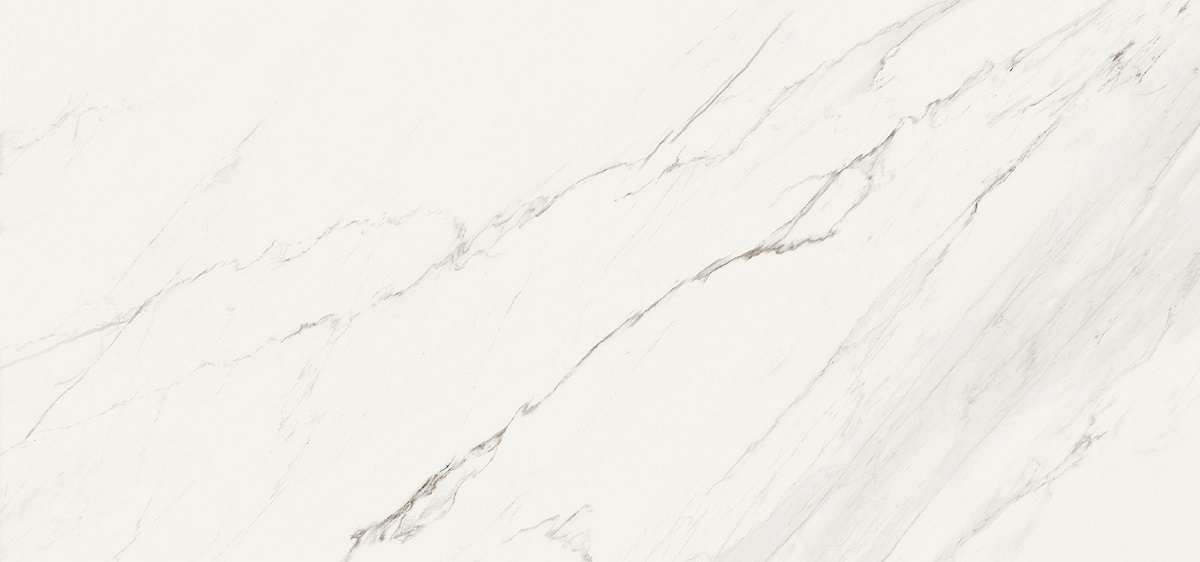 Широкоформатный керамогранит Inalco Touche Super Blanco-Gris Pulido Honed 6mm, цвет белый, поверхность полированная, прямоугольник, 1500x3200