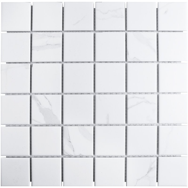 Мозаика Starmosaic Homework Carrara Matt, цвет белый, поверхность матовая, квадрат, 306x306
