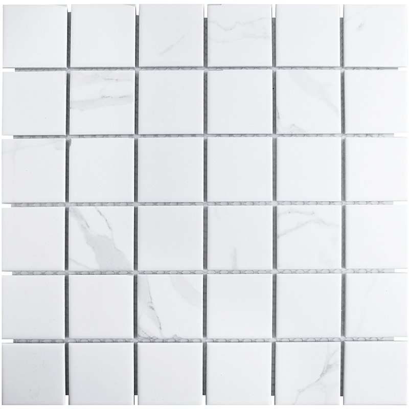 Мозаика Starmosaic Homework Carrara Matt, цвет белый, поверхность матовая, квадрат, 306x306