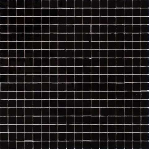 Мозаика Alma Mosaic Smalto SM31, цвет чёрный, поверхность глянцевая, квадрат, 150x150