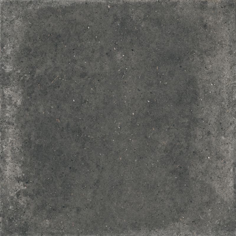 Толстый керамогранит 20мм Ariana Anima Fumo Ret PF60009242, цвет чёрный, поверхность матовая, квадрат, 600x600
