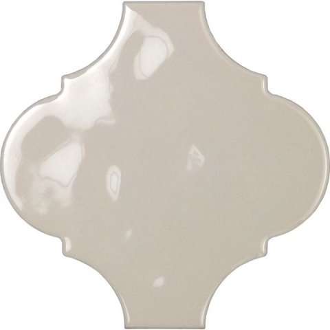 Керамическая плитка Tonalite Silk Pergamena Arabesque, цвет серый, поверхность глянцевая, арабеска, 145x145