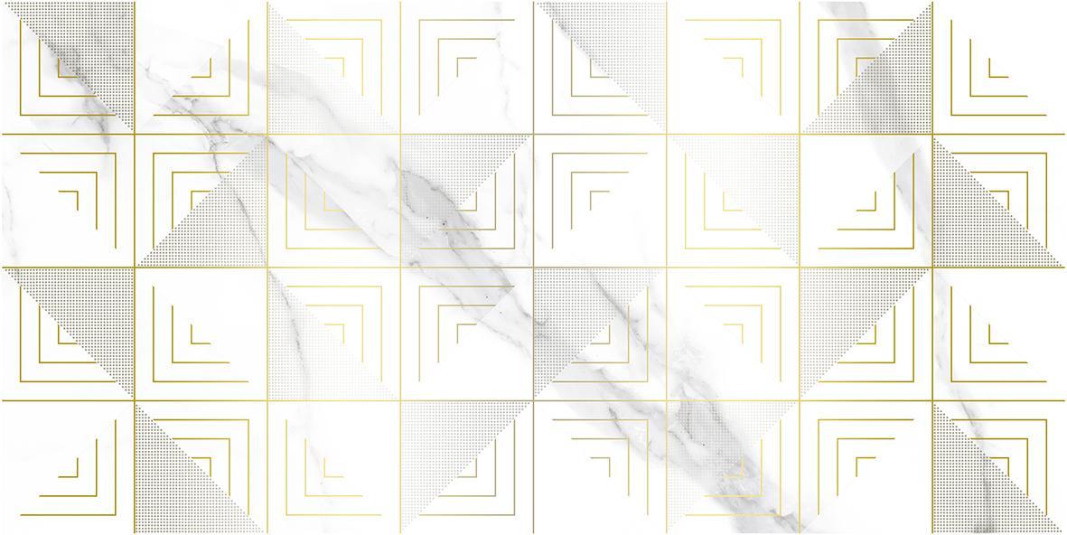 Декоративные элементы Laparet Blondi Декор белый, цвет белый, поверхность глянцевая, прямоугольник, 250x500