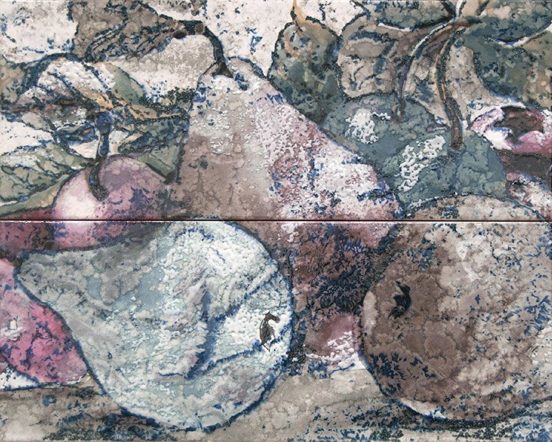 Панно Cifre Montblanc Composicion Pears Cold, цвет разноцветный, поверхность глянцевая, прямоугольник, 400x500