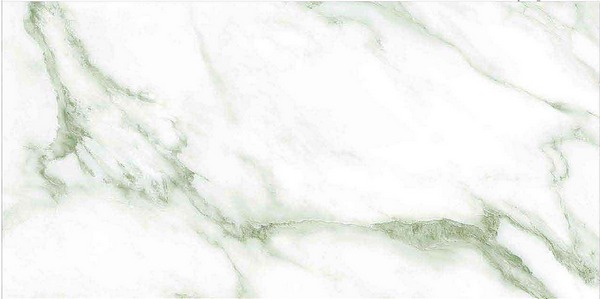 Керамогранит ITC Statuario Mint High Glossy, цвет белый, поверхность полированная, прямоугольник, 600x1200