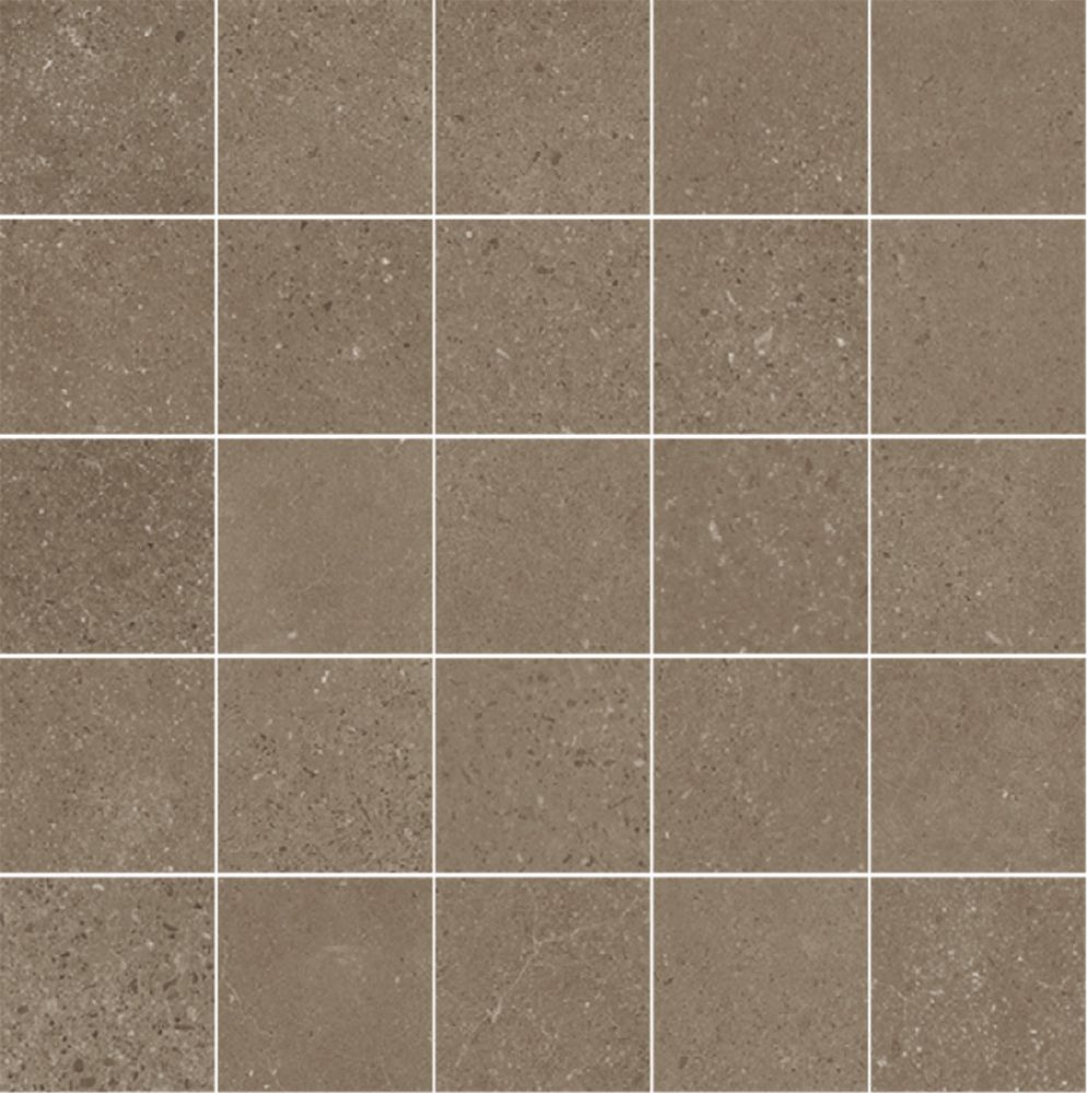 Мозаика Peronda D.Alley Mud Mosaic/25X25 23484, цвет коричневый, поверхность матовая, квадрат, 250x250