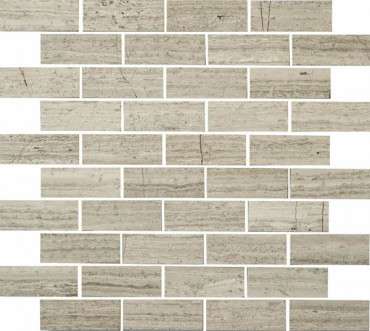 Мозаика Q-Stones QS-Br014-28x73H/10, цвет серый, поверхность матовая, квадрат, 305x305