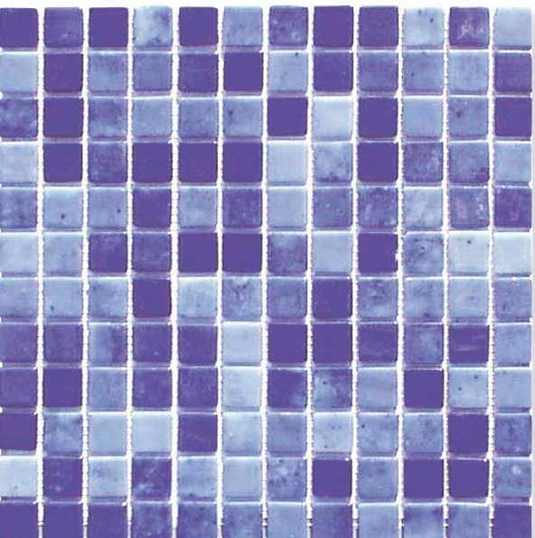 Мозаика Mosavit Acqua-1 Cobalto, цвет фиолетовый, поверхность глянцевая, квадрат, 316x316