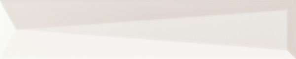 Керамическая плитка Ava UP Lingotto White Glossy 192091, цвет белый, поверхность глянцевая 3d (объёмная), под кирпич, 50x250