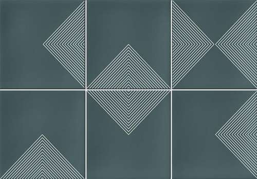 Керамическая плитка Vives Hanami Meguro Turquesa VIV-HAN-049, цвет бирюзовый, поверхность глянцевая, прямоугольник, 230x335