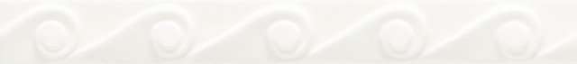 Бордюры Grazia Essenze Onda Bianco Craquele ONDA1000, цвет белый, поверхность глянцевая, прямоугольник, 30x260