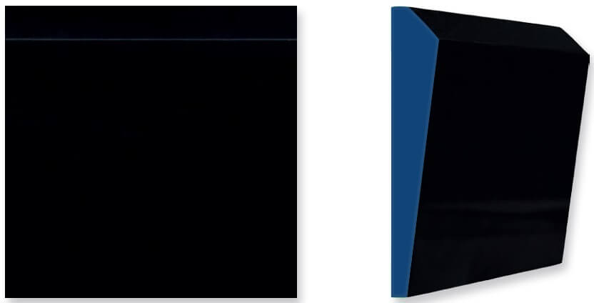 Керамическая плитка Heralgi Side Black Blue Fluor, цвет разноцветный, поверхность глянцевая, квадрат, 150x150