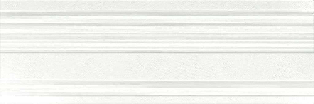 Керамическая плитка Azulejos Alcor Lombardia Lineal White, цвет белый, поверхность матовая, прямоугольник, 328x1000